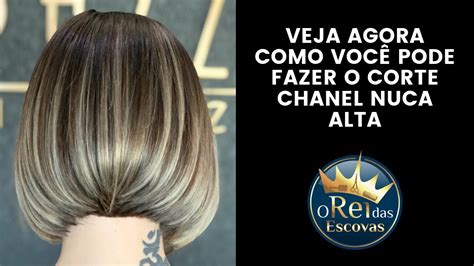 Corte Chanel nuca alta! Bem redondinho ! .